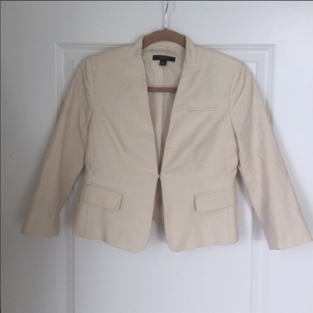 Cream Anne Taylor Blazer